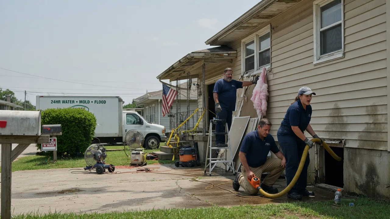 Water Damage Repair in Preemption, IL near me